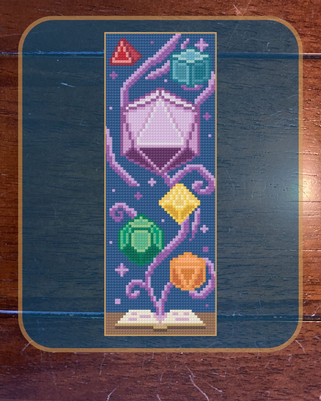 DnD Bookmark Cross Stitch Pattern