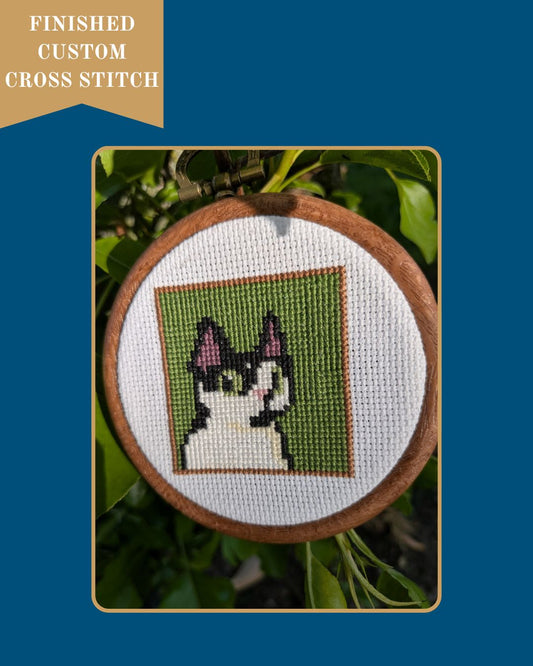 Custom Pixel Pet Cross Stitch